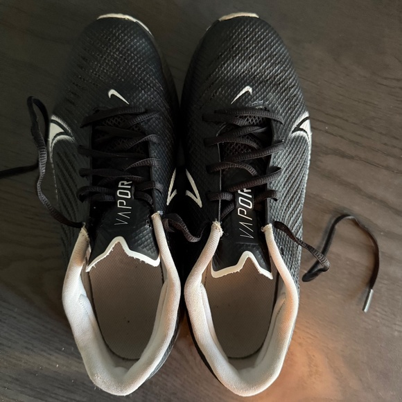 Nike Vapor Edge Turf Men's Soccer Cleat Cd0086-001, Size 8,5 Black/White - Picture 5 of 11